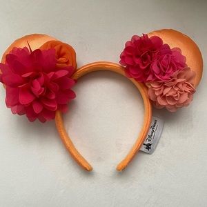 Disney Orange Floral Ears